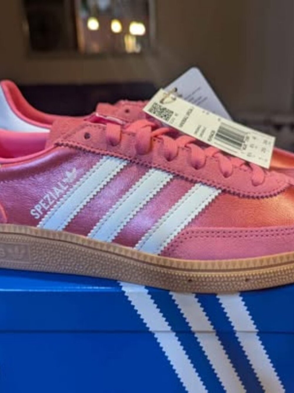 adidas Handball Spezial J Pink Size US 7Y - New in Box